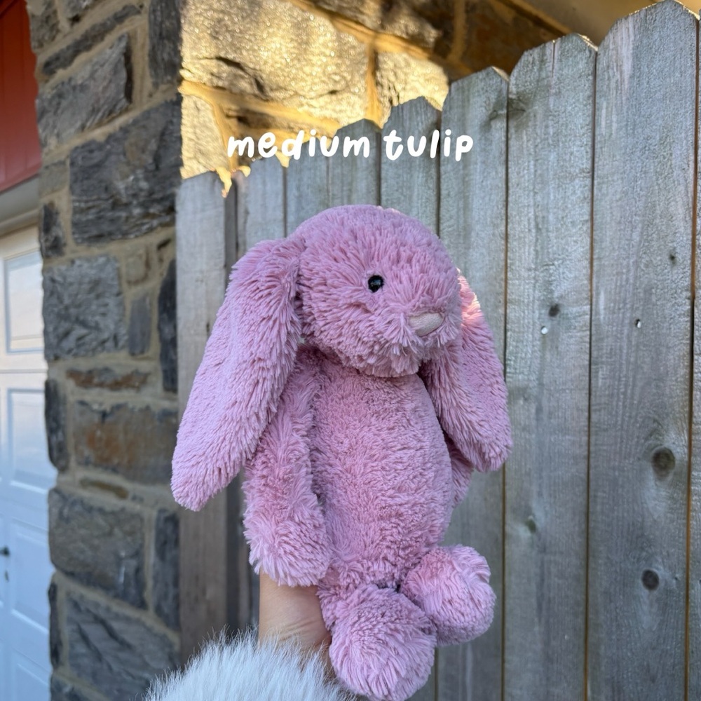 Jellycat Medium Bashful Bunny Tulip
